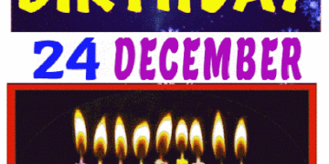 24 December Birthday