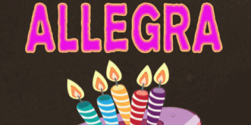 Happy Birthday Allegra