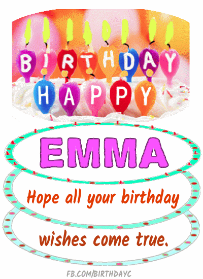 Happy Birthday Emma