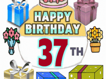 Happy Birthday 37 th