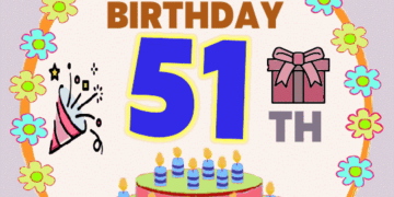 Happy Birthday 51 th