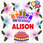 Happy Birthday Alison