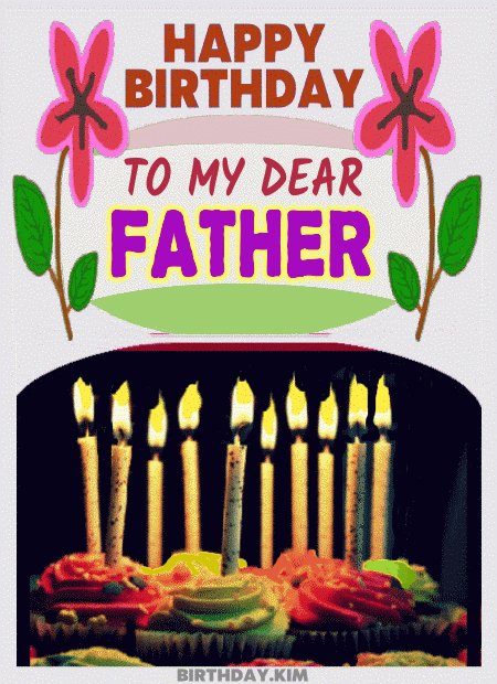 Dad birthday messages with pictures