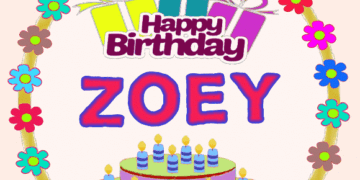 Happy Birthday Zoey